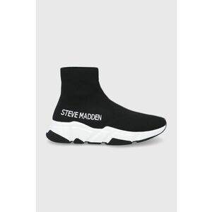Topánky Steve Madden čierna farba, na plochom podpätku vyobraziť