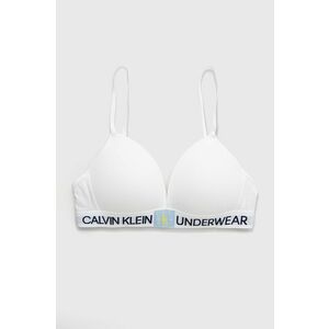 Detská podprsenka Calvin Klein Underwear biela farba vyobraziť