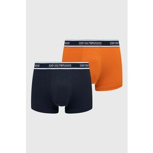 Boxerky Emporio Armani Underwear (2-pack) pánske, oranžová farba vyobraziť