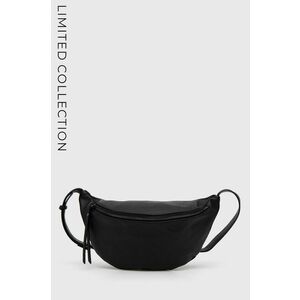 Kožená kabelka Answear Lab x limitovaná kolekcia NO SHAME čierna farba vyobraziť