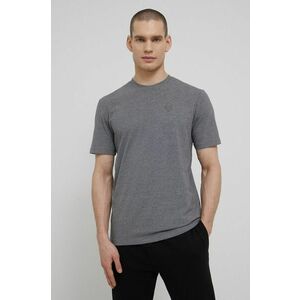 Tričko Guess pánske, šedá farba, jednofarebné vyobraziť