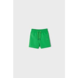 Detské krátke nohavice Mayoral zelená farba, vyobraziť