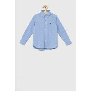 Detská bavlnená košeľa Polo Ralph Lauren vyobraziť