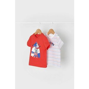 Detské tričko Mayoral červená farba, s potlačou vyobraziť