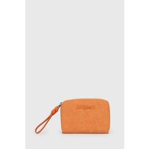 Peňaženka Desigual dámska, oranžová farba vyobraziť