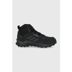 Topánky adidas TERREX Ax4 Mid pánske, čierna farba, vyobraziť