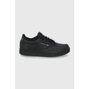 Detské kožené topánky Reebok Classic BS6165.B čierna farba vyobraziť