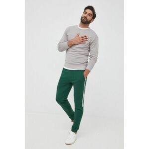 Nohavice Lacoste pánske, zelená farba, jednofarebné vyobraziť