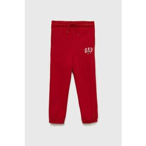 Detské nohavice GAP červená farba, s potlačou vyobraziť