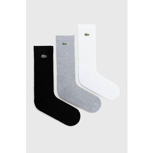 Ponožky Lacoste pánske, biela farba vyobraziť