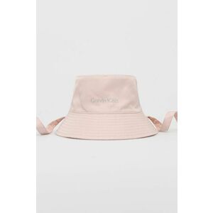 Obojstranný klobúk Calvin Klein ružová farba, vyobraziť