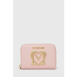 Peňaženka Love Moschino dámsky, ružová farba vyobraziť