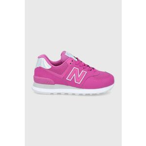 Topánky New Balance Wl574hr2 fialová farba, vyobraziť