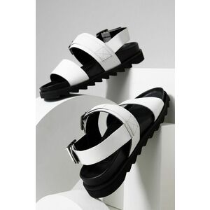 Kožené sandále Answear Lab dámske, biela farba, na platforme vyobraziť