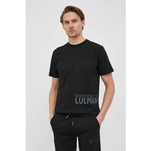 Bavlnené tričko Colmar čierna farba, s potlačou vyobraziť
