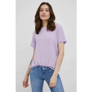 Tričko Vero Moda dámsky, fialová farba, vyobraziť
