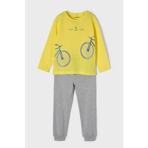 Detské pyžamo Mayoral žltá farba, s potlačou vyobraziť