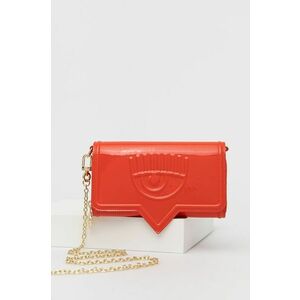 Peňaženka Chiara Ferragni dámsky, červená farba vyobraziť