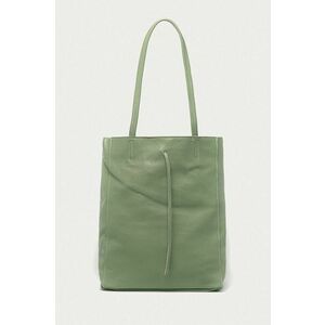 Kožená kabelka Answear Lab zelená farba vyobraziť