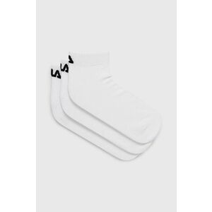 Ponožky Fila (3-pack) pánske, biela farba vyobraziť