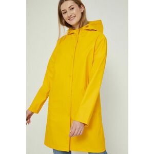 Nepremokavý kabát Medicine dámsky, žltá farba, prechodný vyobraziť