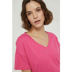 Bavlnené tričko Medicine ružová farba, vyobraziť