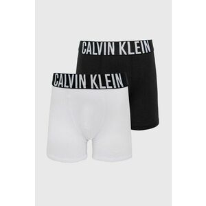 Detské boxerky Calvin Klein Underwear (2-pak) biela farba vyobraziť