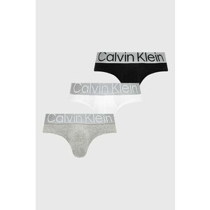 Slipy Calvin Klein Underwear (3-pak) pánske, biela farba vyobraziť