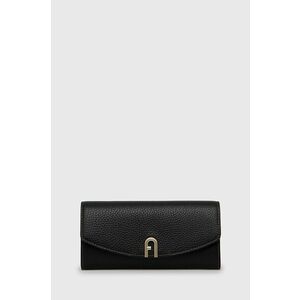 Kožená peňaženka Furla dámska, čierna farba vyobraziť