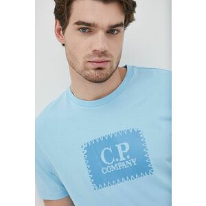 Bavlnené tričko C.P. Company s potlačou vyobraziť