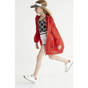 Detská bunda Karl Lagerfeld červená farba vyobraziť
