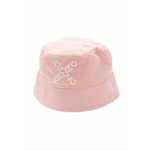 Detský klobúk Kenzo Kids ružová farba, bavlnený vyobraziť