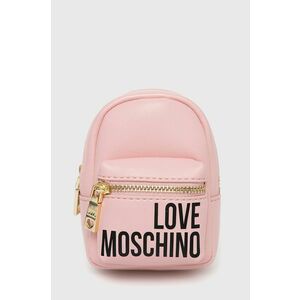 Kľúčenka Love Moschino ružová farba vyobraziť