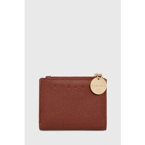 Peňaženka Sisley dámsky, hnedá farba vyobraziť