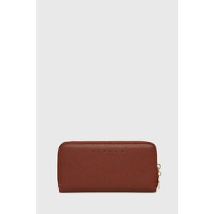 Peňaženka Sisley dámsky, hnedá farba vyobraziť