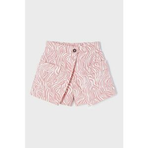 Detské krátke nohavice Mayoral ružová farba, vzorované, vyobraziť