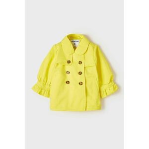 Detský kabát Mayoral žltá farba, vyobraziť