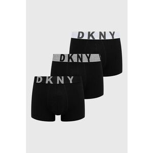 Boxerky Dkny (3-pak) pánske, čierna farba vyobraziť