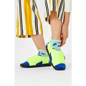 Členkové ponožky Happy Socks dámske, tyrkysová farba vyobraziť