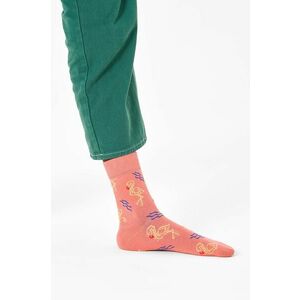 Ponožky Happy Socks pánske, oranžová farba vyobraziť