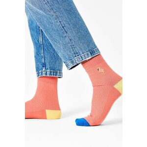 Ponožky Happy Socks pánske, ružová farba vyobraziť