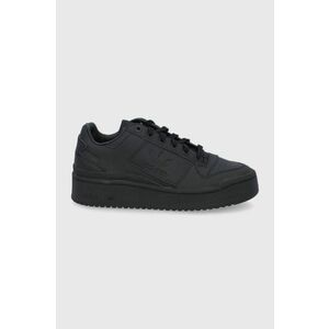 Kožená obuv adidas Originals Forum Bold čierna farba, vyobraziť