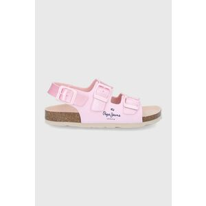 Detské sandále Pepe Jeans ružová farba vyobraziť