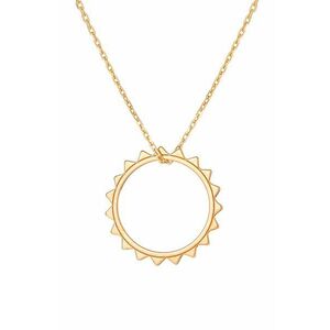 Strieborný pozlátený náhrdelník Ania Kruk Sky zlatá farba vyobraziť