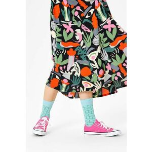 Ponožky Happy Socks dámske, tyrkysová farba vyobraziť
