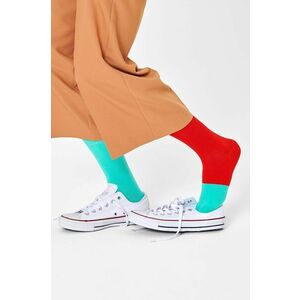 Ponožky Happy Socks dámske, červená farba vyobraziť