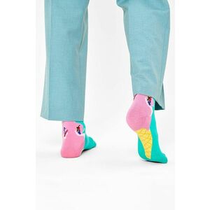 Ponožky Happy Socks pánske, tyrkysová farba vyobraziť