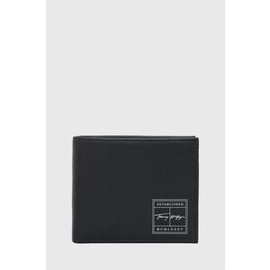 Kožená peňaženka Tommy Hilfiger pánsky, tmavomodrá farba vyobraziť