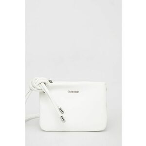 Kabelka Calvin Klein biela farba vyobraziť