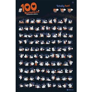 1DEA.me Stierací plagát #100 BUCKETLIST KAMASUTRA EDITION vyobraziť